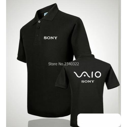 Summer Sony polo shirt lapel new men and women clothes shop SONY custom tooling clothing