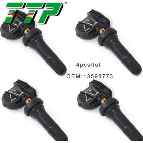 TTP 4PCS 13598773 TPMS Car Tire Pressure Sensor Monitoring Valve System For Cadillac CT6 XT5 SRX Chevrolet Malibu Opel 315MHZ