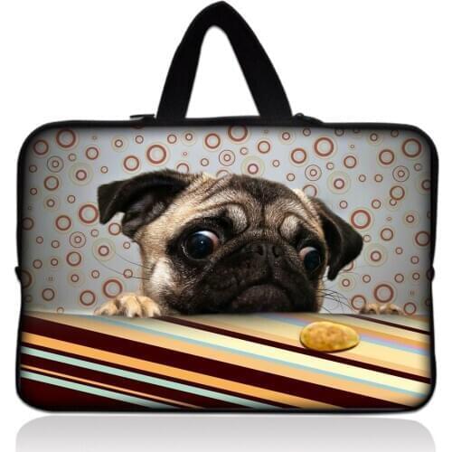 Pug Laptop Bag Notebook Bag Computer Handbag Sleeve Case Cover for Macbook Pro Air Retina 13 14 15 17 inch