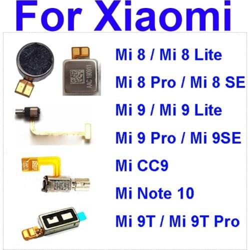 Vibrator Flex Cable For Xaiomi Mi 8 9 9T CC9 note 10 lite pro se Vibration Motor Flex Ribbon Module Replacement Repair Parts