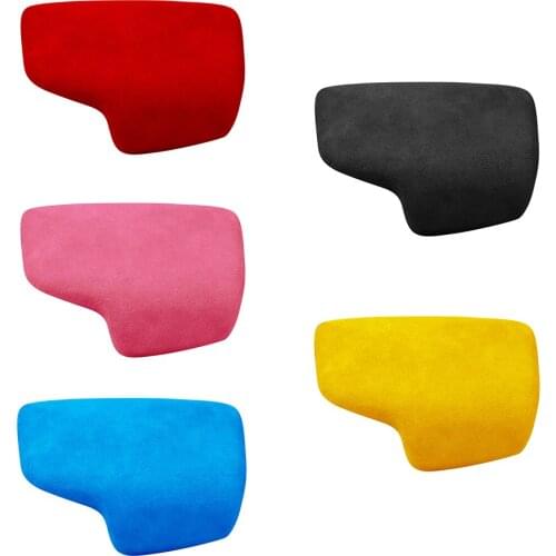 Suede Car Gear Head shift Knob Cover for AUDI A4/S4 A5/S5 RS4/RS5 Q5/SQ5 Q7 Gear shift Handle Ball Collars Auto Accessories