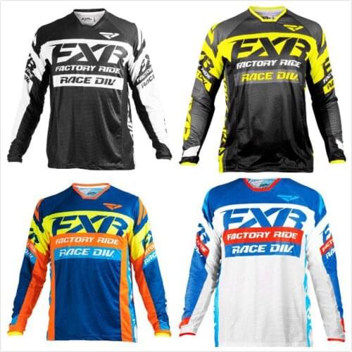 2022 enduro Cycling T-shirt Mountain Downhill Bike Long Sleeve Racing Clothes DH MTB Offroad Motocross Jerseys wholesale FXR