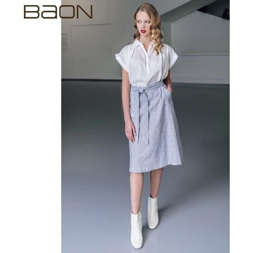Женские юбки миди BAON China At AliExpress