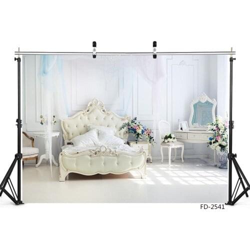 White simple lovely children bedroom birthday photo newborn photo background daily photography background