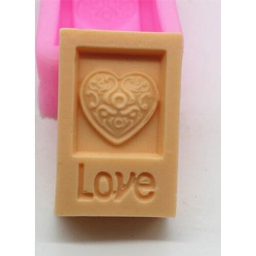 C461 new mold/silicone mold/handmade soap mold/soap DIY manual mold/silicone/love