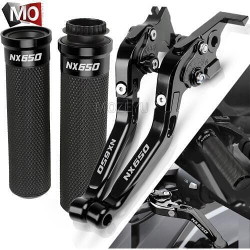 For Honda NX650 NX 650 J-X Dominator 1988-1999 1989 1992 1991 Motorcycle Accessories Brake Clutch Levers Handlebar Hand Grips