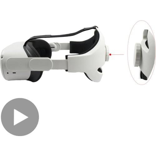 For Quest2 Oculus Quest 2 Halo Head Strap Accessories Virtual Reality VR Glasses 3D Headset Helmet Gaming Game Kit Occulus Oclus