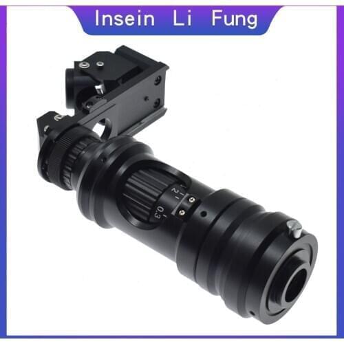Electronic Video Microscope 2D 3D C-Mount Zoom Lens Optical Magnifier for HDMI VGA Industrial Camera Precision hardware Testing