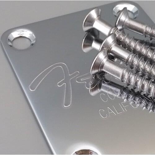 Custom Chrome California Guitar Neck Plate For ST TL