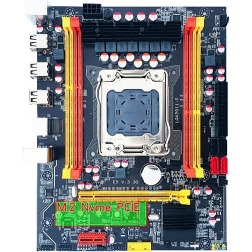 X79 Chipset Motherboard LGA2011 4x 16G DDR3 REG ECC RAM Memory For Xeon E5 V2 2690 Processor X79 V2.72A Mainboard