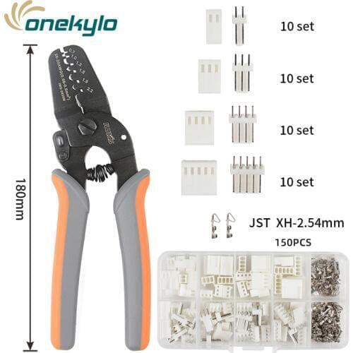 Crimping Tool Pliers JST XH-2.54 Crimping pliers for JST 2.54 2510 Connectors With Connector plug + needle +socket Header