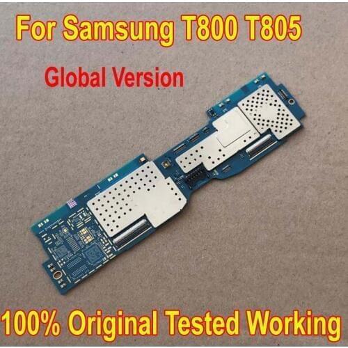Original Tested Well Mainboard For Samsung Galaxy Tab S T800 T805 WiFi 3G Motherboard card fee full chipsets Circuits Flex Cable