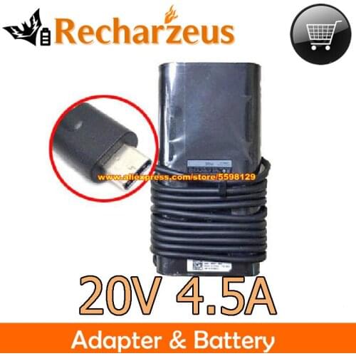 Genuine For Dell 20V 4.5A AC Adapter LA90PM170 TDK33 THUNDERBOLT 3 Charger For XPS 9360 Latitude 7410 VENUE 10 PRO SPECTRE X360