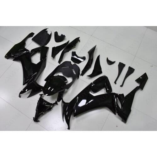 Plastic Fairings ZX10r 2008 - 2010 glossy Black Full Body Kits for Kawasaki ZX10r 2009 Motorcycle Fairing ZX10r 2008