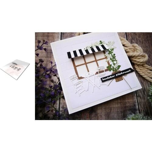 Beach Vacation Sun Umbrella Cutting Dies and Stamps Scrapbook Dariy Decoration Stencil Embossing Template Diy Greeting Card New