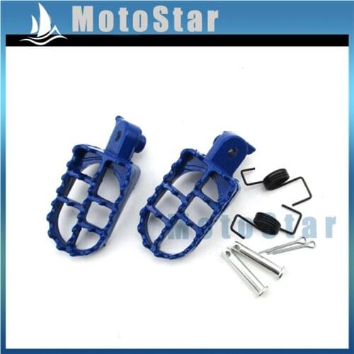 Footrest For Honda CRF100F CRF80 CRF70 CRF50 XR50R And Yamaha TW200 TTR90 TTR90E PW80 PW50 Dirt Bike Motocycle