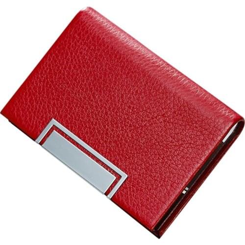 Premium Business Card Case 25-Card Capacity Magnetic Shut Index Card Filing Card Holder Case for Great Giveaway