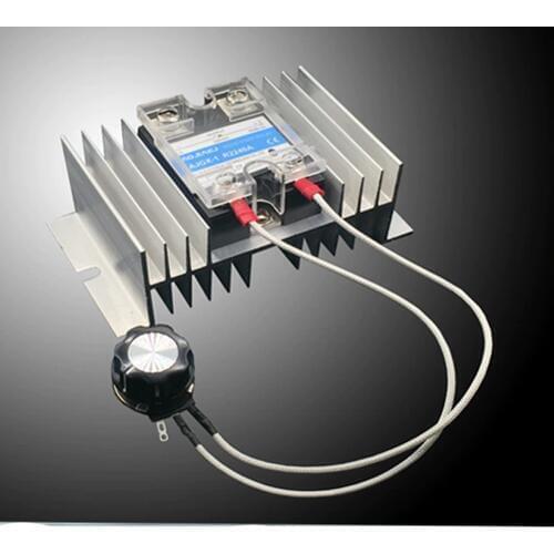 High Power 8000W 0-220V AC SCR Electric Voltage Regulator Motor Speed Controller