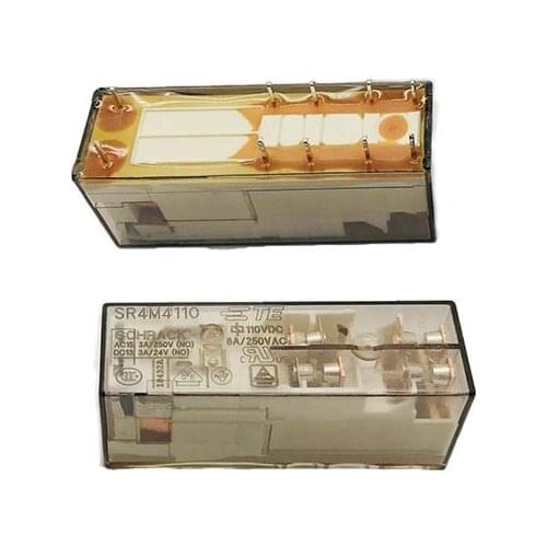 HOT NEW 12V 24V 110V relay SR4M4012 SR4M4024 SR4M4110 elevator relay 12VDC DC12V 24VDC DC24V 110VDC DC110V 8A 250VAC 10PIN