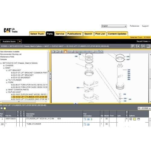 Cat Lift Trucks 2021 SERVICES Manuals