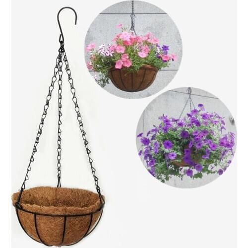 Modern fresh hanging basket creative home wall decoration pendant casual milk coffee restaurant hanging flower basket flower WJ