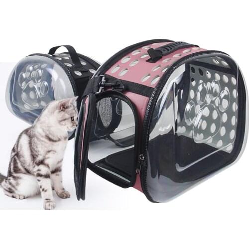 Portable Foldable Travel Pet Bag Outdoor Puppy Dog Cat Bag Dog Carrier Bags Shoulder Pets Backpack Handbag Soft Dog Bag Carrier