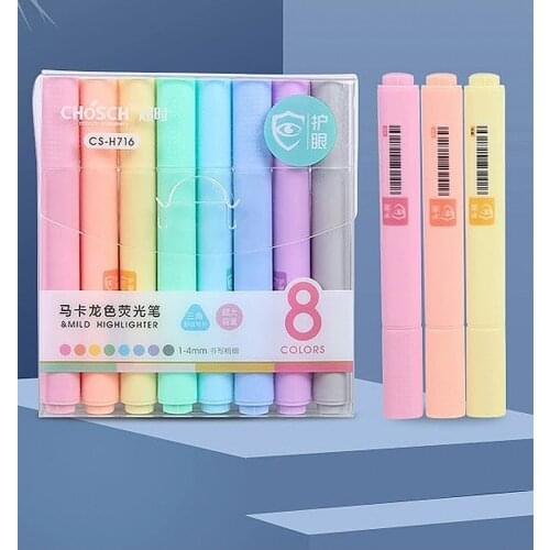 Creative Fluorescent watercolor brush Pen for school Highlighter Pencil Drawing Marker markers art set supplies manga colores