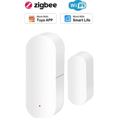 Wifi / ZigBee Smart Window and Door Sensor Shop Home Security for Tuya Smart Life APP Real-Time Remote Monitor Sensor Status
