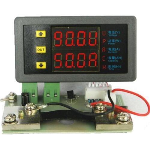 VAM-90100P 90V Digital Voltage Ammeter Meter Dual Display Voltmeter Ammeter