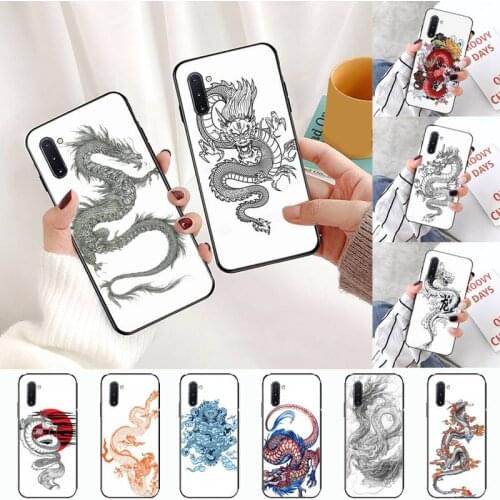 Dragon domineering Phone Case For Samsung Galaxy S8 S9 S10 Plus S10E Note 3 4 5 6 7 8 9 10 Pro Lite cover