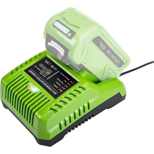 29482 40V for GreenWorks Battery Charger 29482 Rapid Charger Compatible with GreenWorks 29472 29462 Battery 40V G-MAX Power Tool