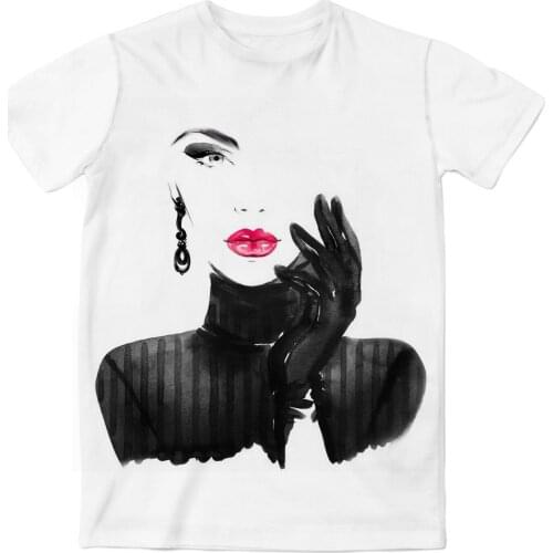 REAL American US SIZE Style High Fashion Womxn high quality fashion 3D Sublimation Print T-Shirt plus size 3xl 4XL 5XL 6XL