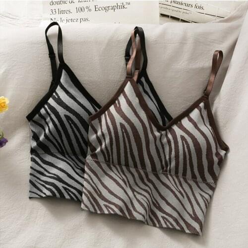 Women Summer Stripes Underwear Top Women Casual Fashion Women Lingirie Cross Top For Summer Women Bra