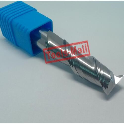 1pc 8mm D8*25*D8*75 HRC50 2 Flutes Milling cutters for Aluminum CNC Tools Solid Carbide CNC flat End mills Router bits