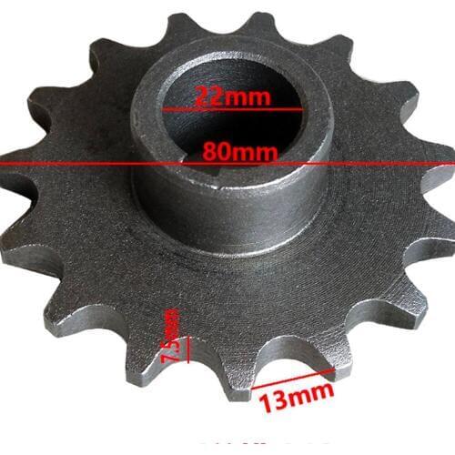 2pcs/lot 15Teeths 530 Single row gear Electric tricycle motor chain gear