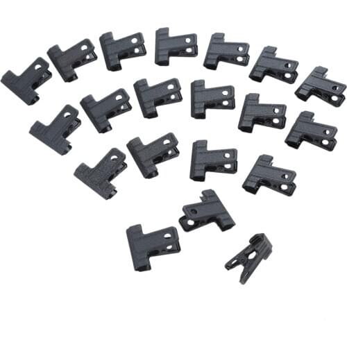 20Pcs 30*32mm Bulldog Grip Clips Metal Hinge Clips Tags File Paper Money Document Ticket Binder Food Bags Sealer Clamps Kitchen