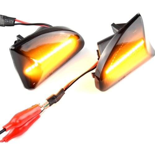 2x LED Side Marker Car Tuning For Mercedes Benz Smart Fortwo W451 Flowing Turn Signal Fender Lamp Light
