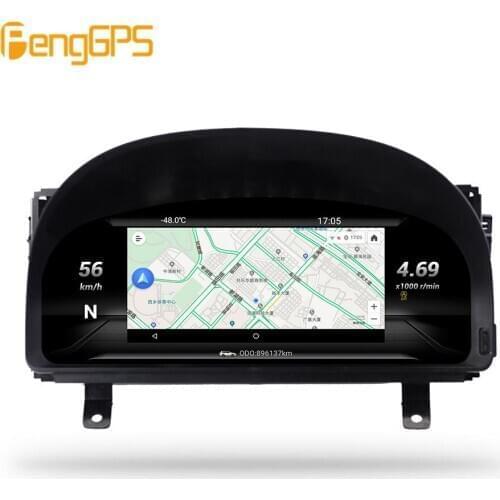 Android 12.3" Car LCD instrument panel screen Car GPS Navigation For Toyota Alphard AH20 2008-2014 dash Multimedia player stereo