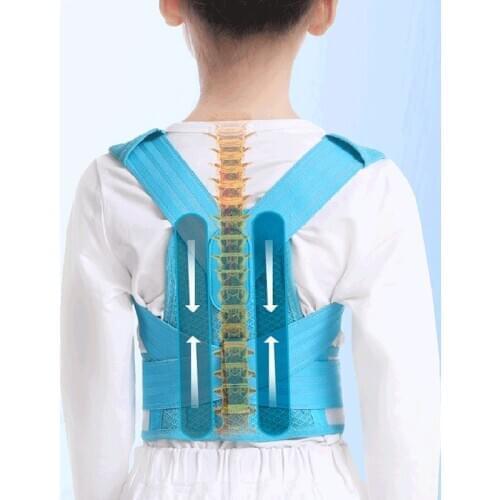 Children Posture Corset Adjustable Kid Back Support Belt Posture Corrector Brace Spine Back Lumbar Shoulder Braces Health Care