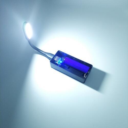 DIY 5V USB Power Bank Case 18650 Battery Charger CASE For Cell Phone with usb led dropshipping