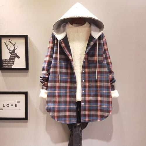EACHIN Womens Hooded Shirts