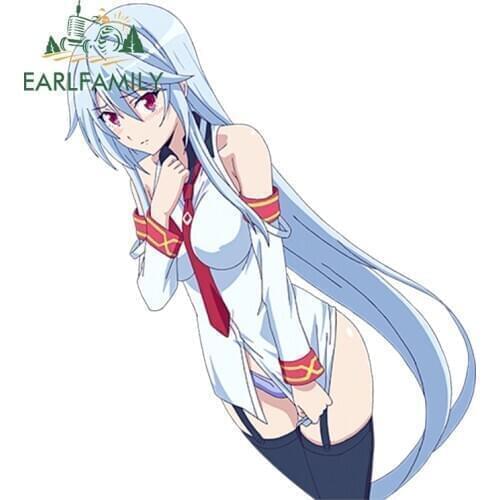 EARLFAMILY 13cm Sexy Girl Car Sticker Masou Gakuen HxH Funny Chidorigafuchi Aine Render Anime JDM Window Custom printing Decal