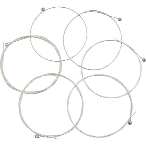 Set 6pcs Stainless Steel Spare Ropes Accessories For Acoustic Guitar