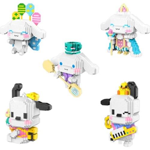 1100 PCS+ Micro Building Cute King Gita Boom Dog Blocks Creative Constuction Bricks Toys
