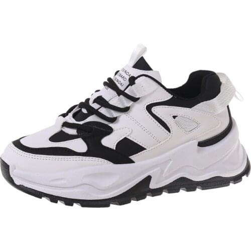 Korean Version Sneakers of The Small White Womens Shoes Student Thick-soled Spring 2021 New Casual Sports Shoes Womens Shoes