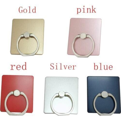 5pcs/lot Square grinding Mobile Phone Case Finger Ring Holder for iphone Samsung Android Mobile Phone smartphone