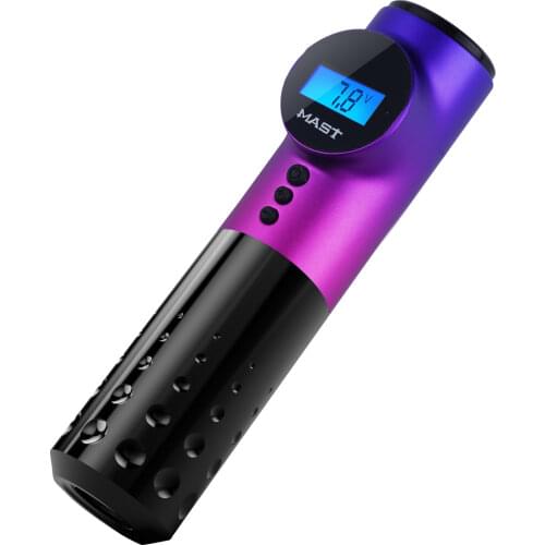 Mast Archer Colorful Wireless Rotary Tattoo Battery Pen Machine Digital LED Display Gradient Color Permanent Makeup for Body Art