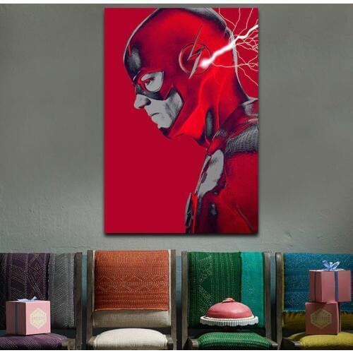 Diy digital painting Flash man digital paint by numbers American Hero modular painting coloring by numbers