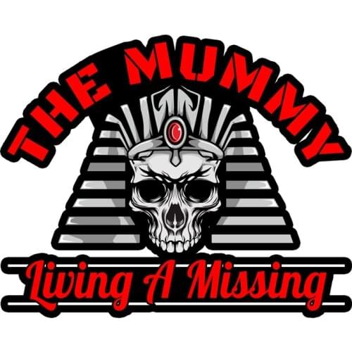 Mummy Pharaoh Skull car decor MOTO Sticker Decal #04050