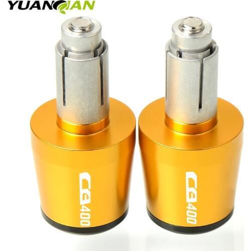 For CB400 Motorcycle CNC Handlebar Grips Bar Ends Cap Slider For HONDA CB400 VTEC CB400SF CB1 CBR400 1992 1993 1994 1995-1998